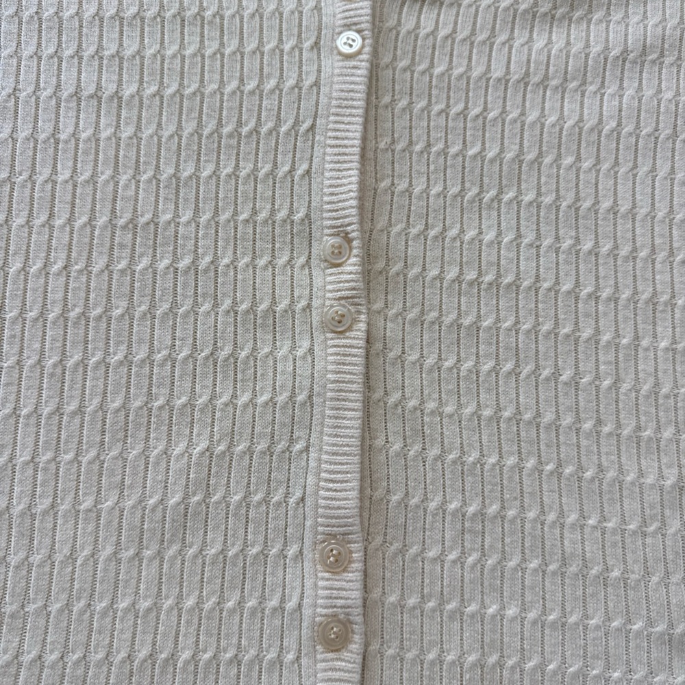 Josephine Chaus Textured Cream Cardigan - Picture 2 of 4